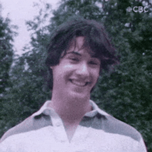 Young Keanu Reeves Wow GIF