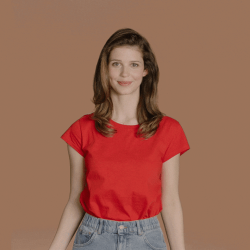 Young Lady Virtual Hug GIF
