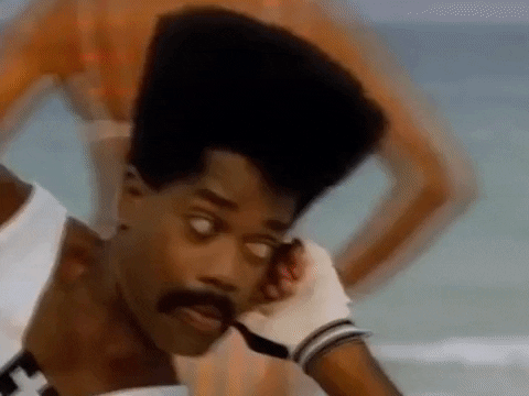Young Larry Blackmon Eyebrows Raise GIF