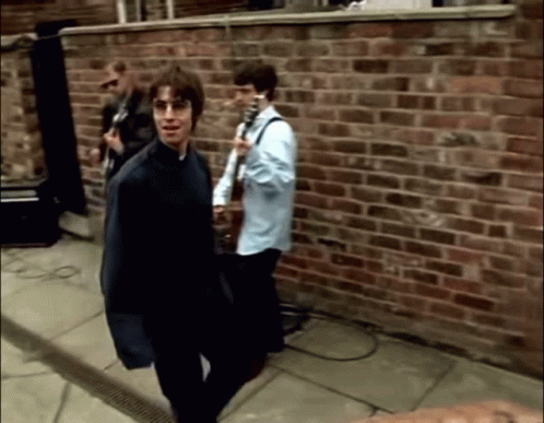 Young Liam Gallagher Passing By GIF