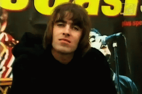 Young Liam Gallagher Staring GIF