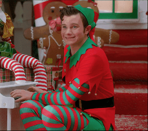 Young Man Elf Playing Piano