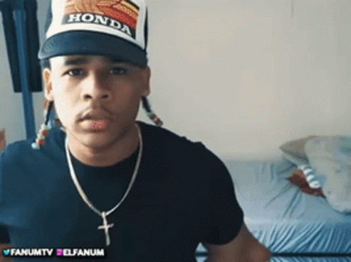 Young Man in Honda Hat