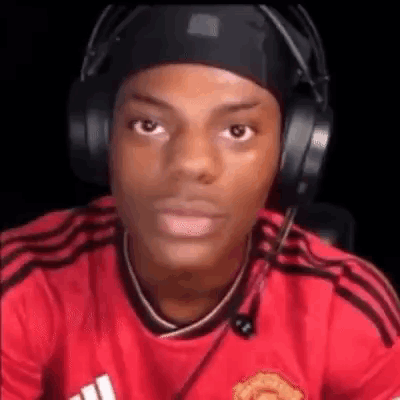 Young Man in Red Shirt and Headphones