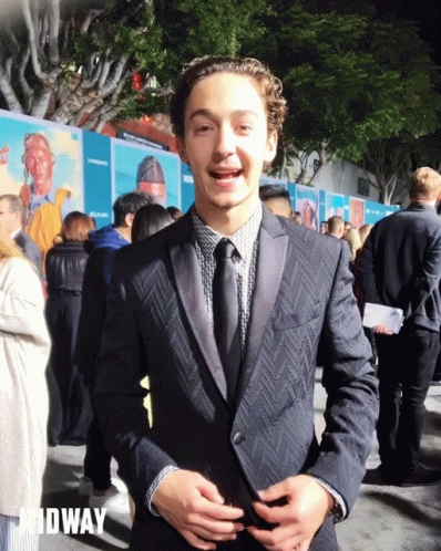 Young Man in Suit and Tie