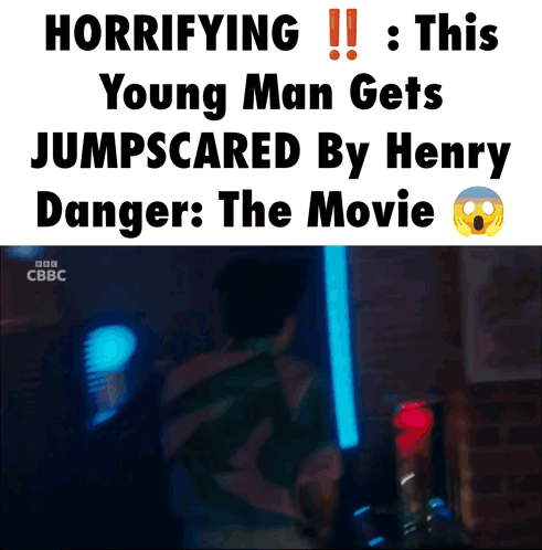 Young Man Jumpscared by Henry Danger