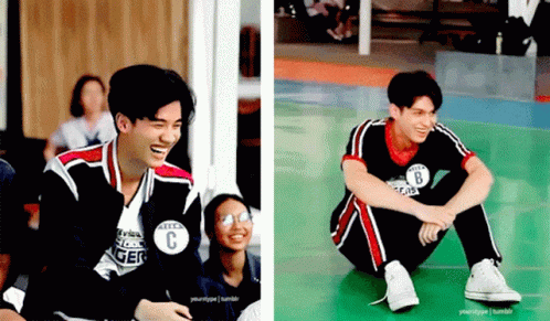 Young Man Laughing and Smiling