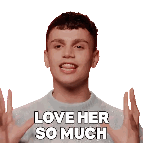 Young Man Love Her So Much Hands Up