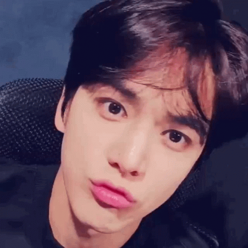 Young Man Making Funny Face GIF