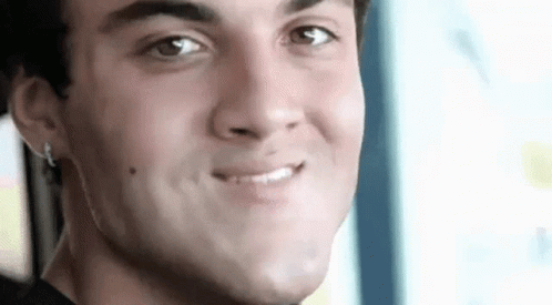 Young Man Making Funny Face Smiling