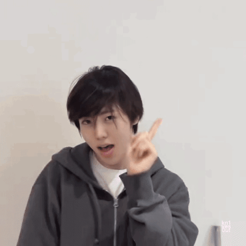 Young Man Pointing at Camera I Love You Pookie