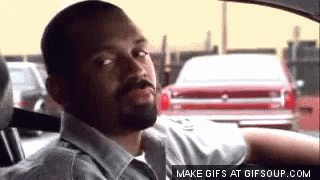 Young Man Red Shirt Funny Face Purple Board GIF