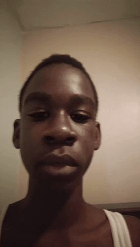 Young Man's Face Close Up