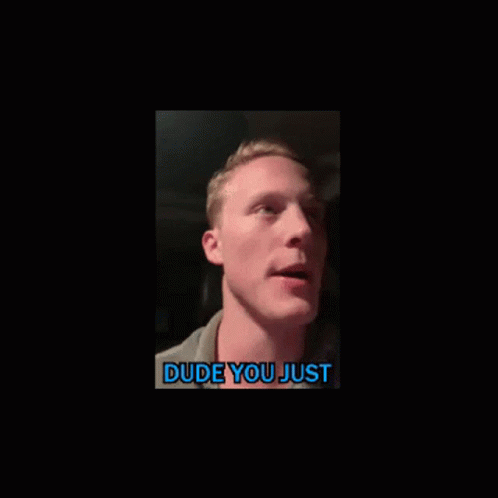 Young Man Saying For F***ing