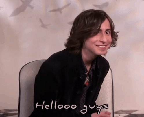 Young Man Saying Hellooo Guys