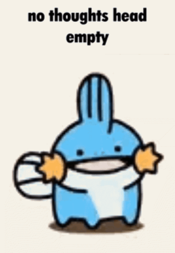 Young Man Saying I Feel So Empty In Blue GIF