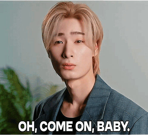 Young Man Saying Oh Come On Baby