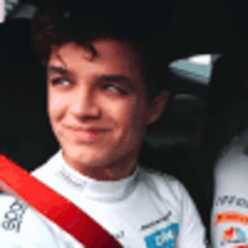 Young Man Sitting In Car Back Seat GIF