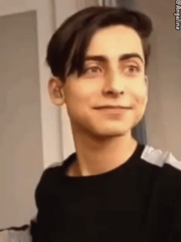 Young Man Slight Smile