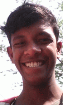 Young Man Smiling With Tree Background GIF