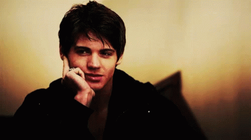 Young Man Talking on Cell Phone