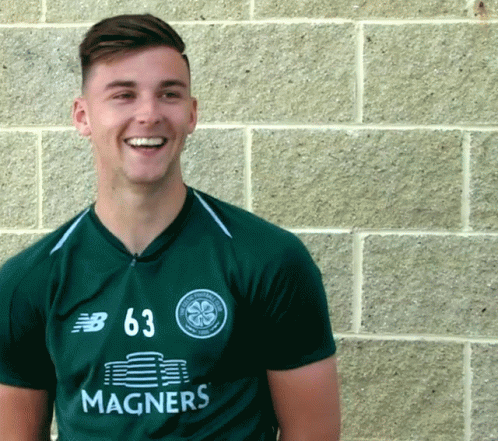 Young Man Wearing Green Magners Shirt GIF