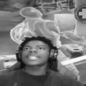 Young Man Wearing Headphones Looking Up