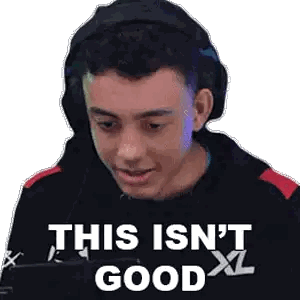 Young Man Wearing Headphones Saying Not Good
