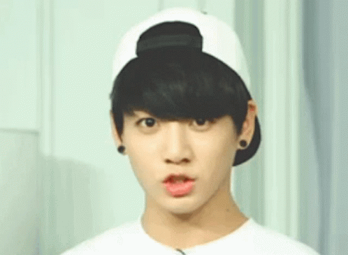 Young Man White Cap White Shirt Funny Face GIF