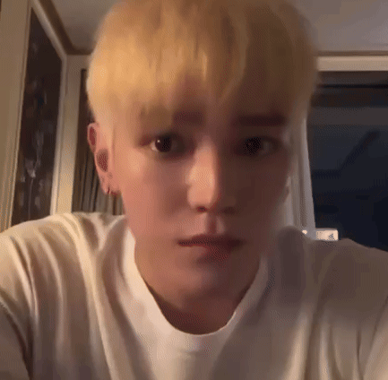 Young Man With Blonde Hair GIF