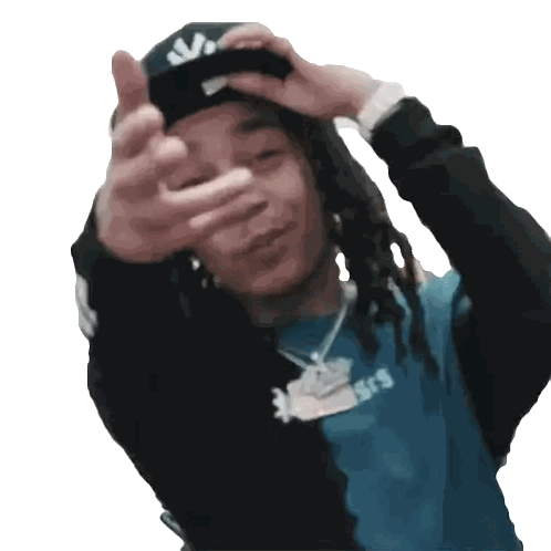 Young Man With Dreadlocks and NY Hat