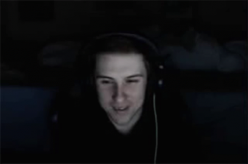 Young Man With Headphones Smiling GIF