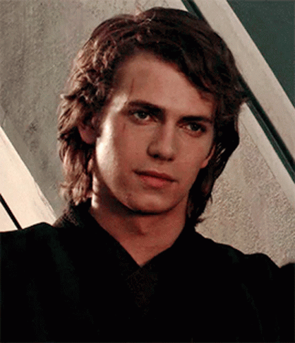 Young Man With Long Hair Close Up GIF