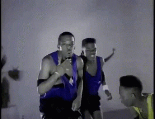 Young Men Dancing In Room GIF
