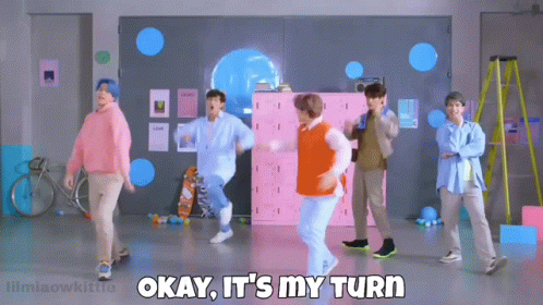 Young Men Dancing Okay It's My Turn GIF