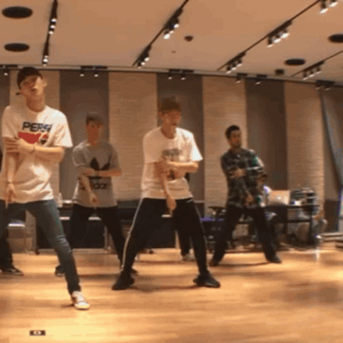 Young Men Dancing One In Pepsi T-Shirt GIF