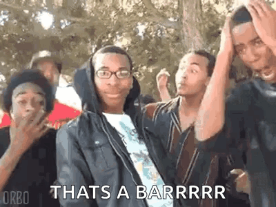 Young Men Making Funny Faces GIF