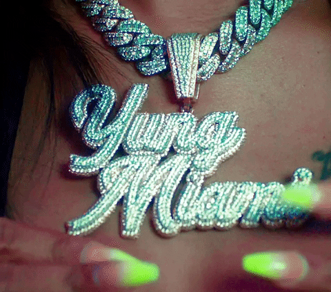 Young Miami Sparkling Silver Jewelry GIF