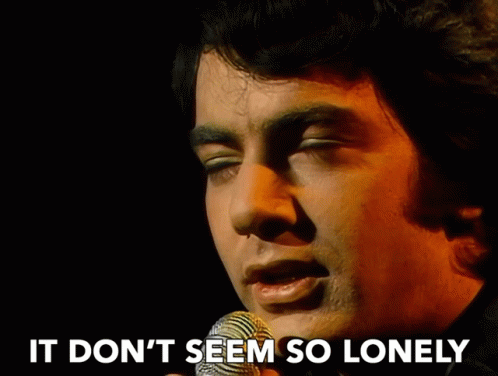 Young Neil Diamond Sweet Caroline GIF