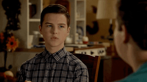 Young Sheldon Oh Lord Caught What He Did GIF