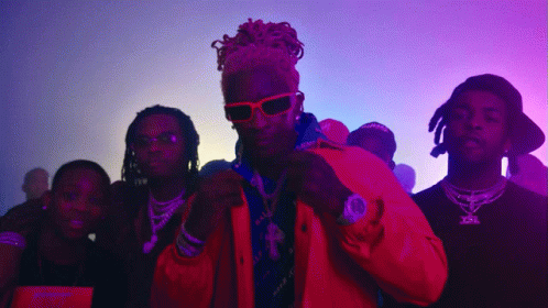 Young Thug With The Boys GIF