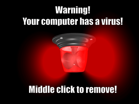 Your Computer Has A Virus Warning Alert GIF