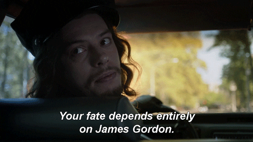 Your Fate Depends Entirely On James Gordon GIF