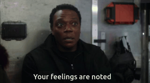 Your Feelings Are Noted GIF