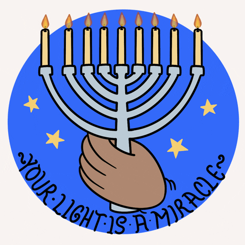 Your Light Is A Miracle Jewish Candles GIF