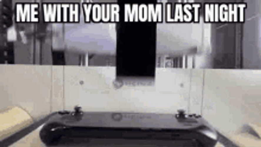Your Mom Last Night Steam Deck Valve Meme GIF