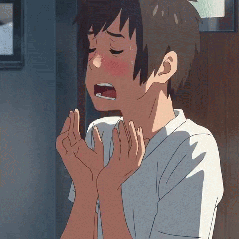 Your Name Blushing Taki Tachibana GIF