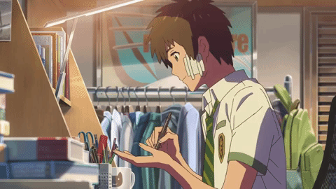 Your Name Creative Taki Tachibana GIF