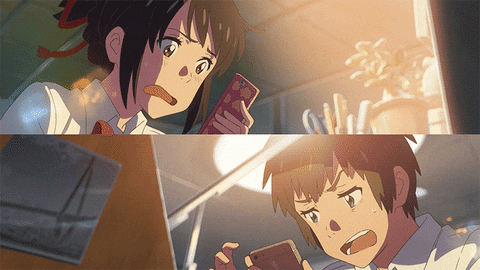 Your Name Face Time Talk GIF