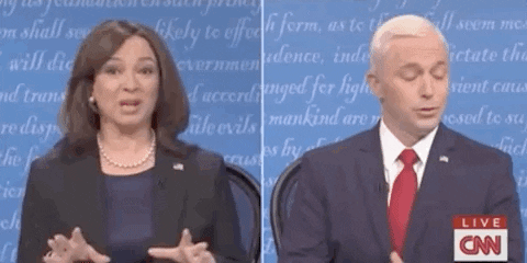 Your Talking And Im Speaking Kamala Harris GIF